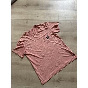Quiksilver Mens T Shirt Short Sleeve Pink Front Pocket Casual Camisa XL